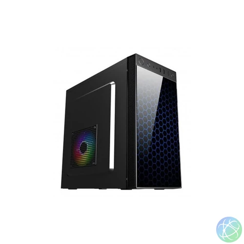 Spire SPM1415B Tricer 1415 fekete 420W mATX ház