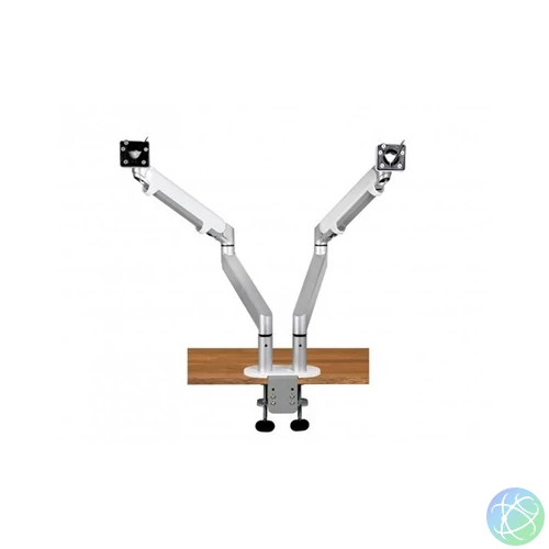 Spire CG-UGOZ-2S "-27" VESA 100x100 Dual asztali monitor tartó konzol