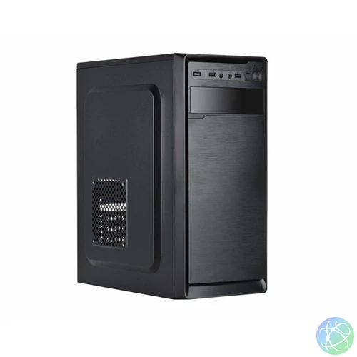 Spire SPT1534B-U3 fekete (táp nélküli) mATX ház