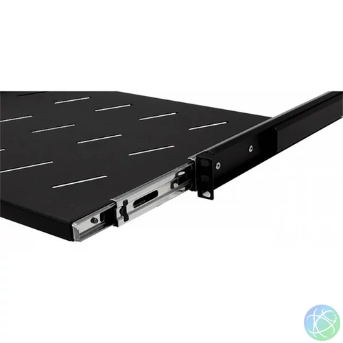 Stalflex RSR19-1U-350B 19" 1U 350mm mély fekete kihúzható polc