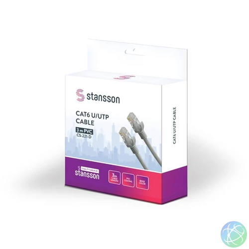 Stansson 3m Cat6 U/UTP kábel