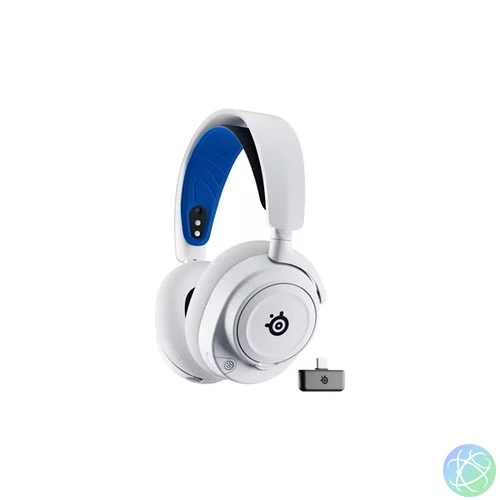 SteelSeries Arctis Nova 7P vezeték nélküli fehér gamer headset