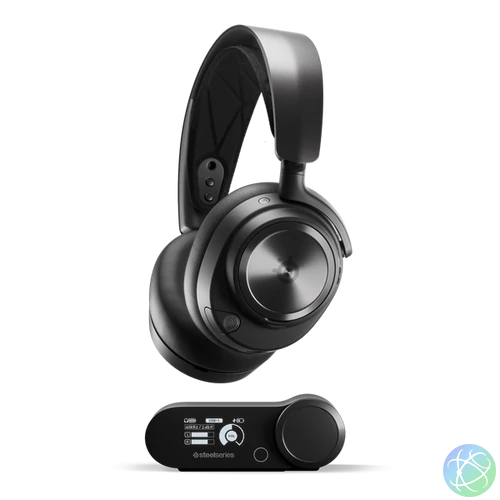 Steelseries Arctis Nova Pro vezeték nélküli fekete gamer headset