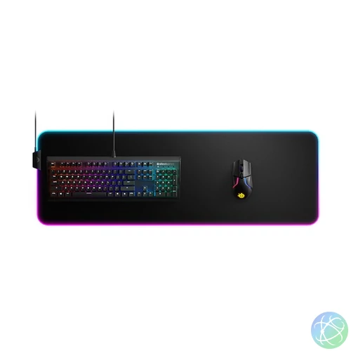 SteelSeries QCK Prism Cloth XL világító gamer egérpad