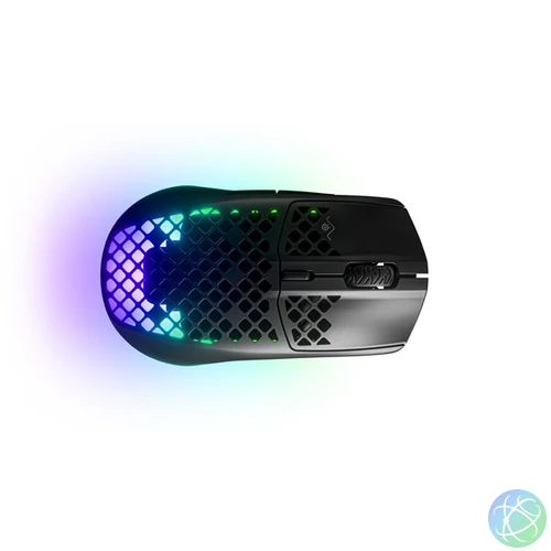 SteelSeries Aerox 3 (2022) Onyx wireless fekete optikai gamer egér