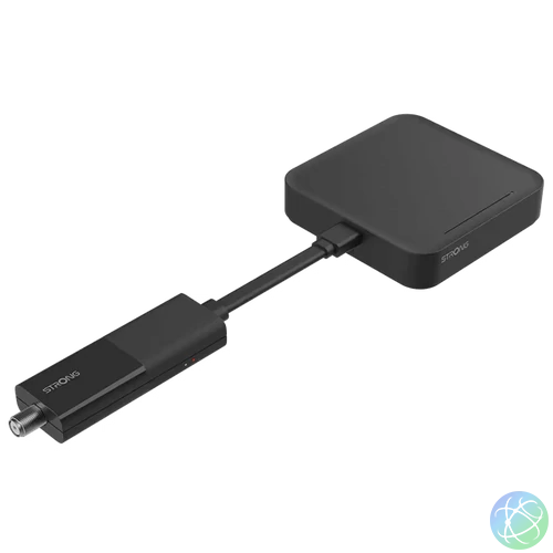 Strong SRT427 Google TV / műhold vevő dongle / Tv okosító / médialejátszó