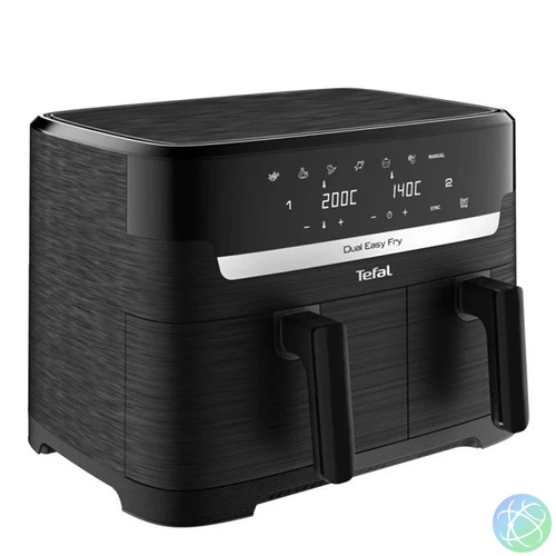 Tefal EY901N10 Dual Easy Fry fekete 8,3 L forrólevegős sütő