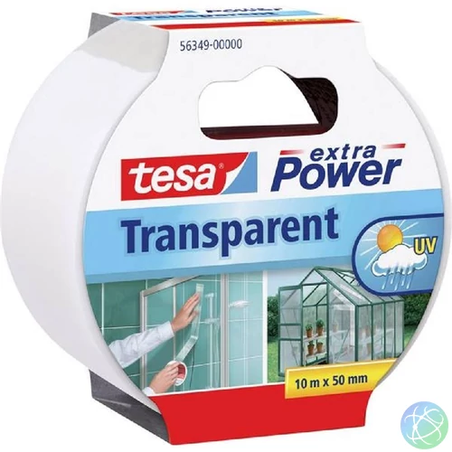Tesa 56349 Extra Power 10mx50 mm átlátszó szövetszalag