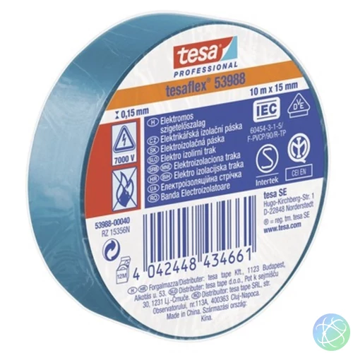 Tesa 53988 10mx15 mm kék szigetelőszalag