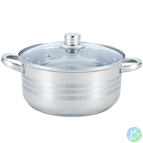 TOO KT-216 4 L-es fazék/lábas fedővel, 22cm-es konyhai rozsdamentes edény