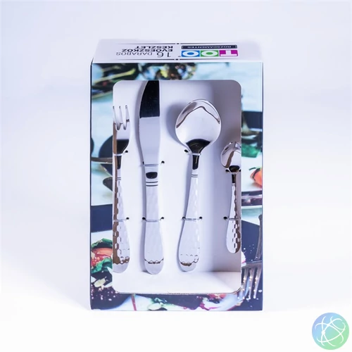 TOO KT-479 S Honey Silver 16 db-os ezüst evőeszköz készlet