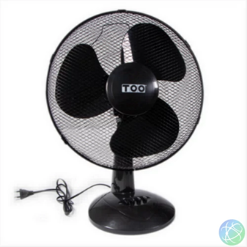 TOO FAND-40-201-B ICEBERG fekete, 40 cm, sebességfokozat száma:3, 45 W, asztali ventilátor
