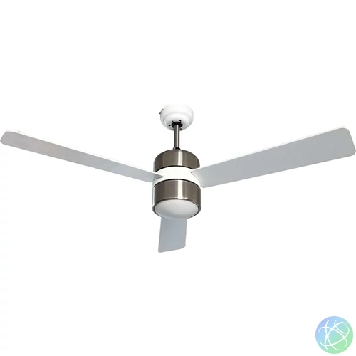 TOO FANC-120-333-W fali kapcsolós mennyezeti ventilátor LED világítással, 120 cm