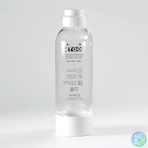 TOO SODA BOTTLE-M-100-W Újrafelhasználható fehér BPA mentes palack szódagéphez, 1 literes