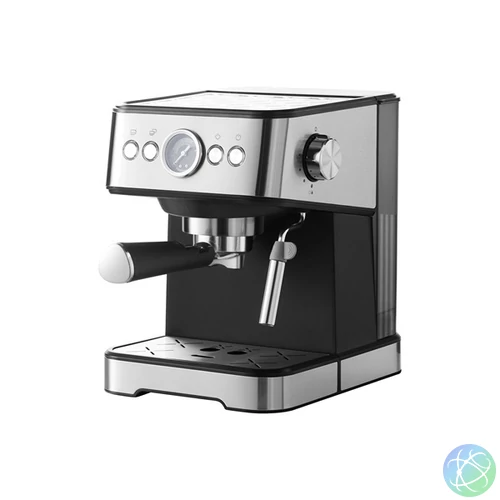 TOO CM-1350-B Eszpresszó kávéfőző tejhabosítóval, nyomásmérővel, 20 bar, 1350W, fekete-rozsdamentes
