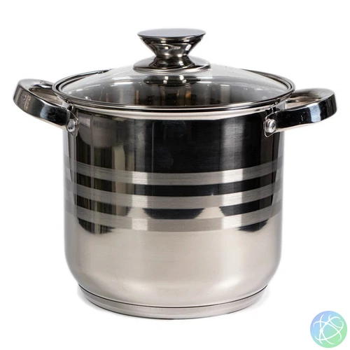 TOO LP-7171-4L prémium rozsdamentes edény  4,3 liter fazék/lábas+fedő 18 x 17cm