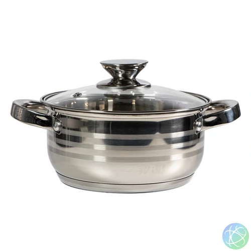 TOO LP-7172-2L prémium rozsdamentes edény  2,3 liter fazék/lábas+fedő 18 x 9cm