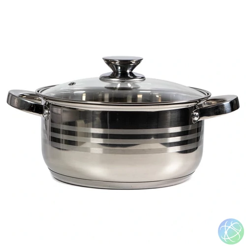 TOO LP-7172-4L prémium rozsdamentes edény  4,2 liter fazék/lábas+fedő 22 x 11cm