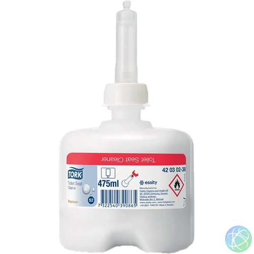 Tork 420302 Prémium S2 475 ml átlátszó fertőtlenítő ülőketisztító folyadék