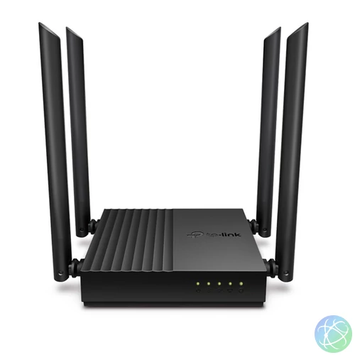 TP-Link Archer A64 AC1200 fekete vezeték nélküli MU-MIMO Wi-Fi router