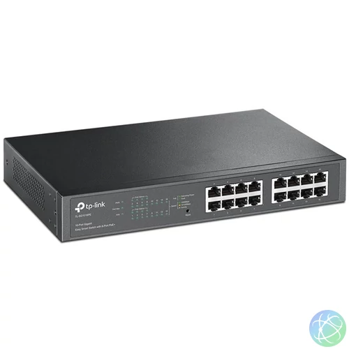 TP-Link TL-SG1016PE 16port GbE LAN PoE+ SMART menedzselhető asztali Switch