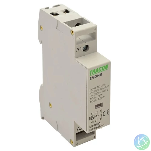 Tracon EVOHK2-25 installációs moduláris kontaktor