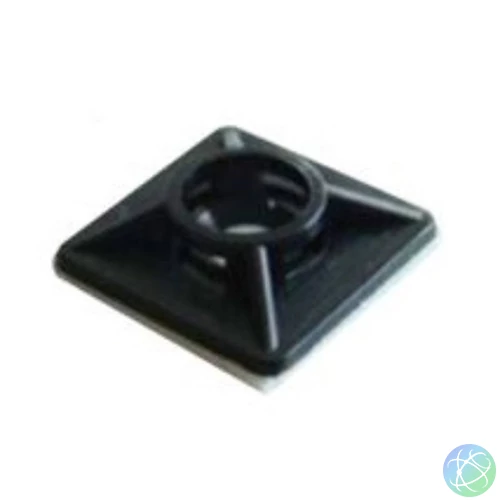 Tracon TALP191 100/db 19x19 mm fekete kábelkötegelő talp