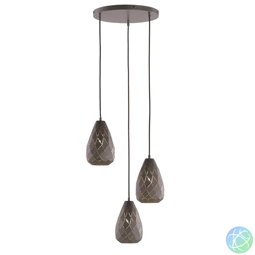 TRIO 301300342 Onyx 42W antracit függesztett lámpatest