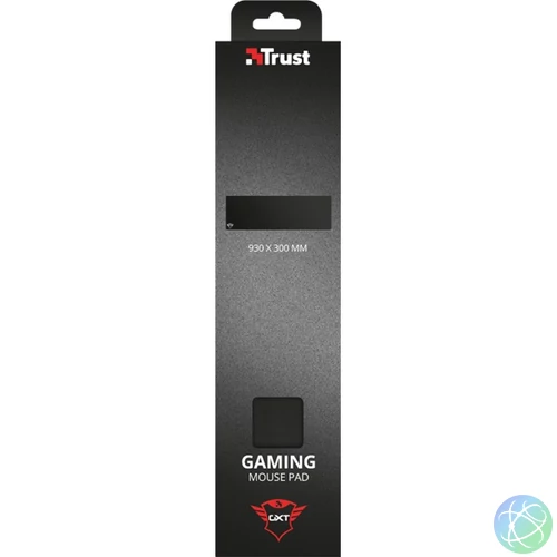 Trust GXT 758 fekete XL gamer egérpad XL