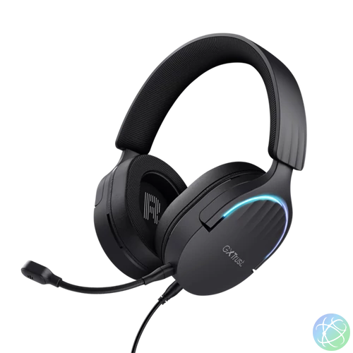 Trust GXT490 Fayzo 7.1 USB vezetékes fekete gamer headset