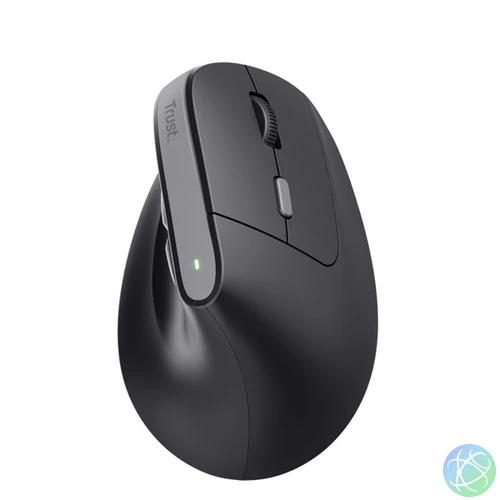 Trust Bayo II Ergonomic vezeték nélküli fekete egér