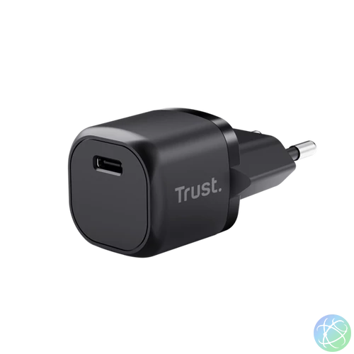 Trust Maxo 20W USB-C fekete töltő adapter