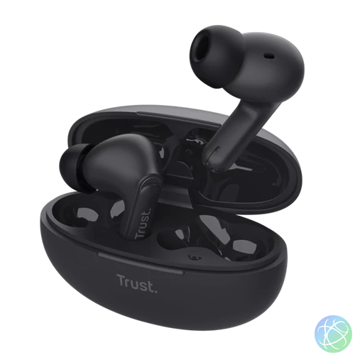 Trust Yavi ENC True Wireless Bluetooth fekete fülhallgató