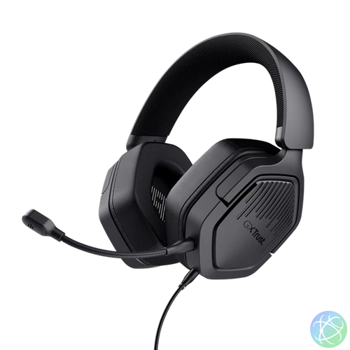 Trust GXT 492 Carus vezetékes multiplatform fekete gamer headset