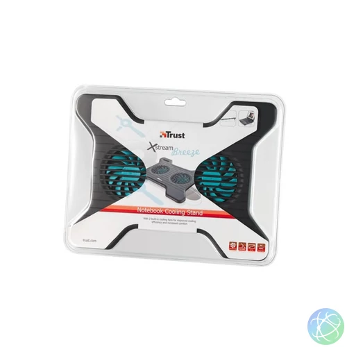 Trust Xstream Breeze fekete notebook hűtőpad