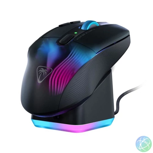 Turtle Beach TBM-1101-05 Bundle Kone XP Air vezeték nélküli fekete egér + RGB töltőállomás