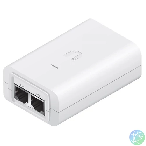 Ubiquiti 24V 0,3A fehér színű POE tápegység Gigabit LAN porttal
