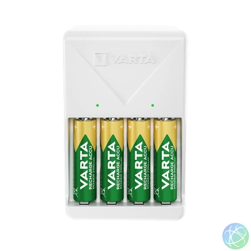 Varta 57657101451 Plug töltő + 4db AA 2100 mAh akkumulátor