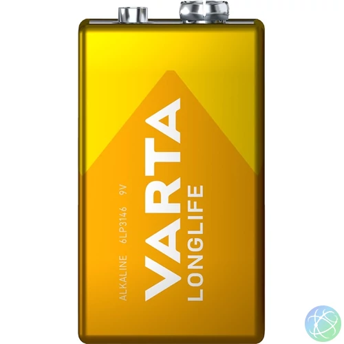 VARTA 4122101411 Longlife alkáli 9V elem 1db/bliszter