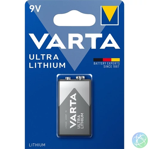 VARTA 6122301401 Professional 9V lítium elem 1db/bliszter