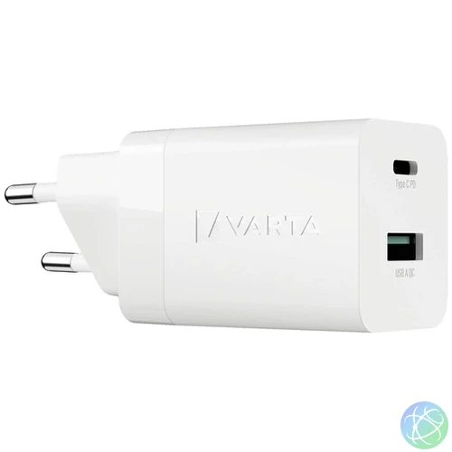 Varta 57955101111 Speed USB A 18W/USB C 20W hálózati töltő
