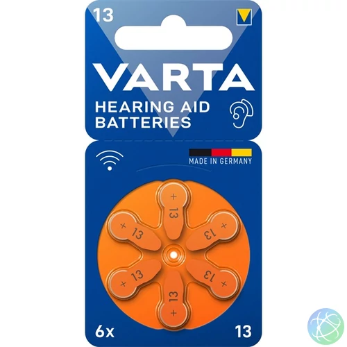 VARTA 24606101416 13 hallókészülék elem 6db/bliszter