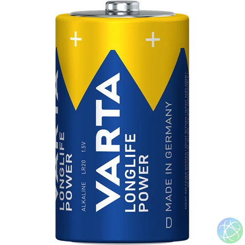 VARTA 4920121422 Longlife Power D (LR20) góliát elem 2db/csomag (műanyagmentes csomagolás)