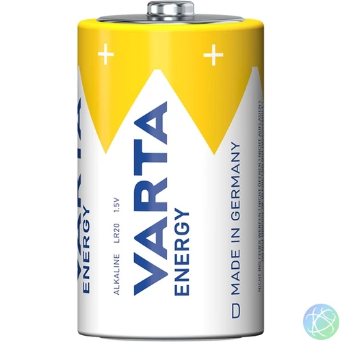 Varta 4120229412 Energy D (LR20) alkáli góliát elem 2db/bliszter