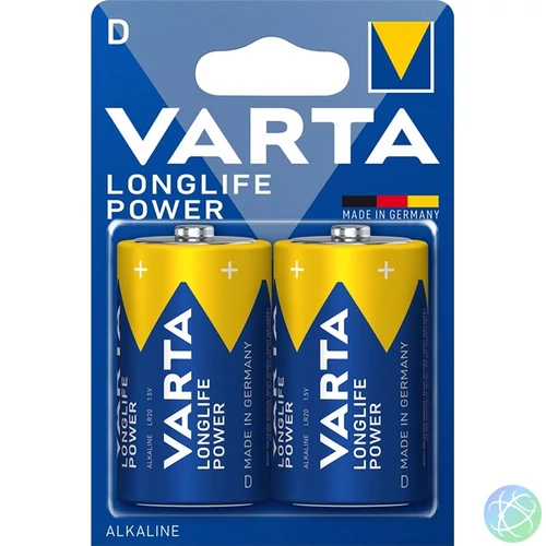 VARTA 4920121412 Longlife Power D (LR20) alkáli góliát elem 2db/bliszter
