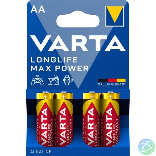 VARTA 4706101404 Max Tech AA alkáli ceruzaelem 4db/bliszter