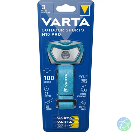 Varta Outdoor Sports H10 Pro 100lm fejlámpa