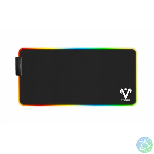 Ventaris VMP904-3XL Nebula RGB világítású Gamer egérpad textil-gumi 1220 x 590 x 3mm