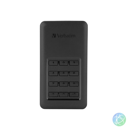 Verbatim 53402 256GB USB-C 3.1 Gen1 Keyboard Access fekete külső SSD