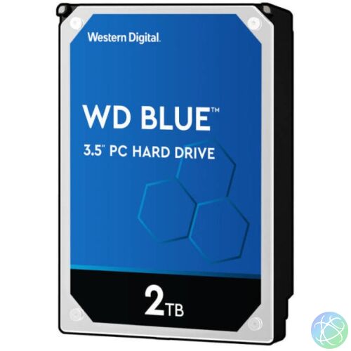 Western Digital 3,5" 2000GB belső SATAIII 7200RPM 256MB Blue advanced format WD20EZBX winchester